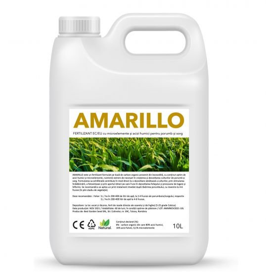 Amarillo, ingrasamant foliar lichid, fertilizant